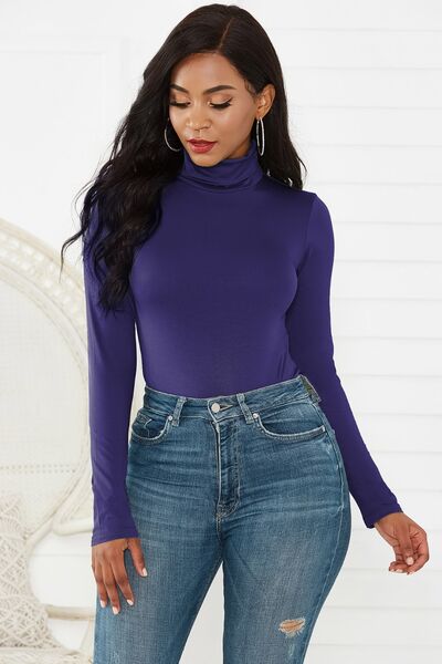 Blue Zone Planet | Turtleneck Long Sleeve Bodysuit BLUE ZONE PLANET