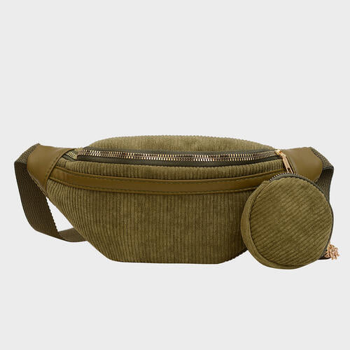 Small Corduroy Sling Bag BLUE ZONE PLANET