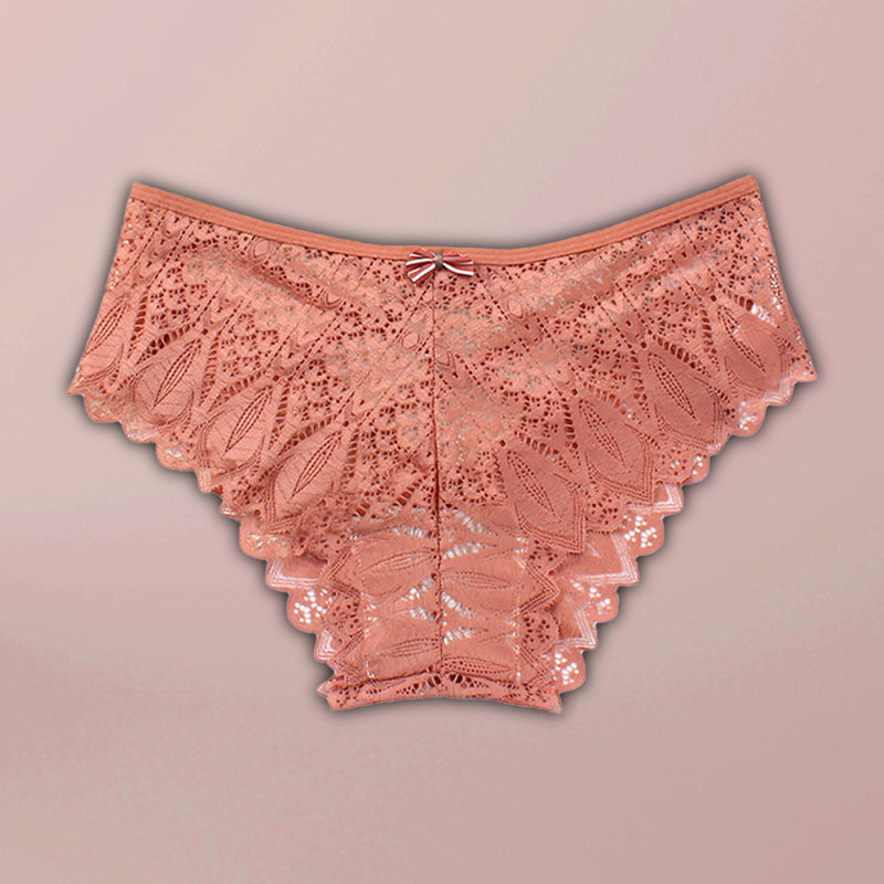 Lace Cross Strap Comfortable Briefs BLUE ZONE PLANET