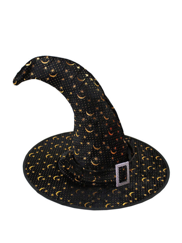 Blue Zone Planet | Halloween Hat Witch Party Black Pointed Hat kakaclo