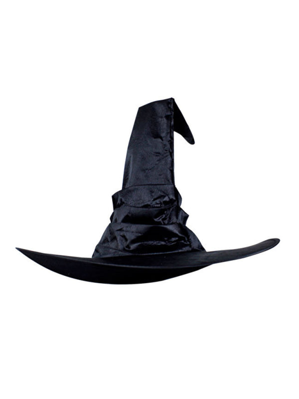 Blue Zone Planet | Halloween Hat Witch Party Black Pointed Hat kakaclo