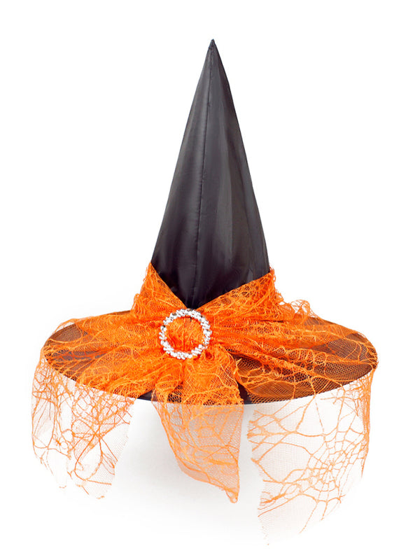 Blue Zone Planet | Halloween Hat Witch Party Black Pointed Hat kakaclo