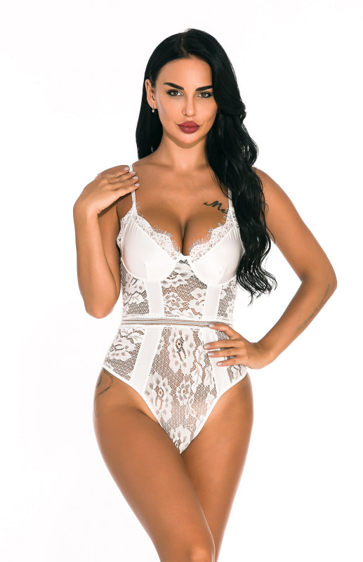 Blue Zone Planet | Ladies Babydoll Lace Nightgown BLUE ZONE PLANET