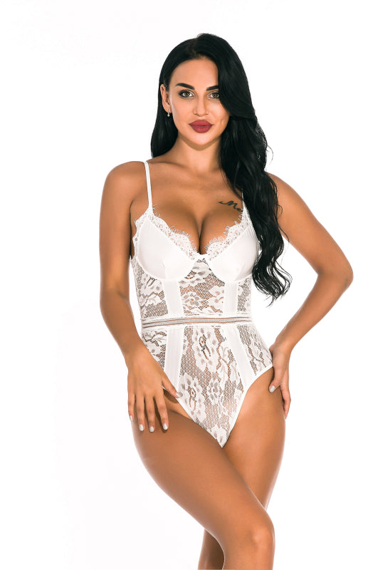 Blue Zone Planet | Ladies Babydoll Lace Nightgown BLUE ZONE PLANET