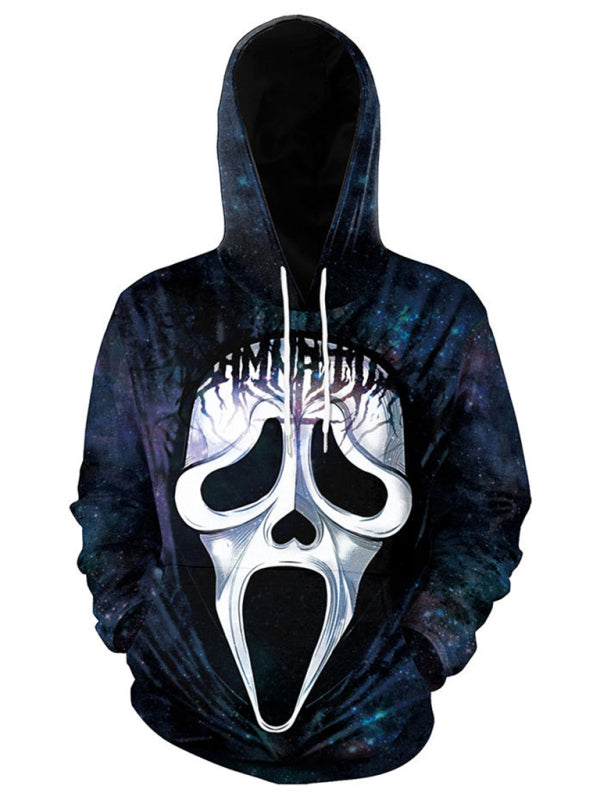 halloween street hoodie 3d horror mask avatar print-TOPS / DRESSES-[Adult]-[Female]-2022 Online Blue Zone Planet