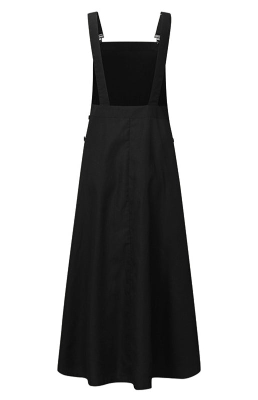 Blue Zone Planet | Popular Solid Color Leisure Long Spaghetti Strap Skirt BLUE ZONE PLANET