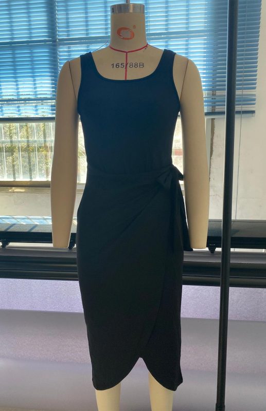 Blue Zone Planet | Women's Fashion Trend Sleeveless Dress kakaclo