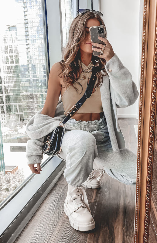 Ava's Solid Color Halter Tank Top BLUE ZONE PLANET