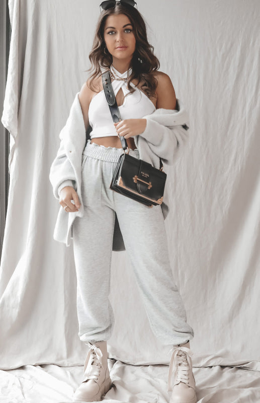 Ava's Solid Color Halter Tank Top BLUE ZONE PLANET