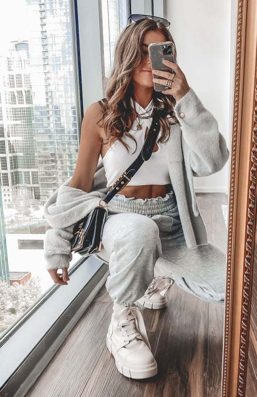 Ava's Solid Color Halter Tank Top BLUE ZONE PLANET