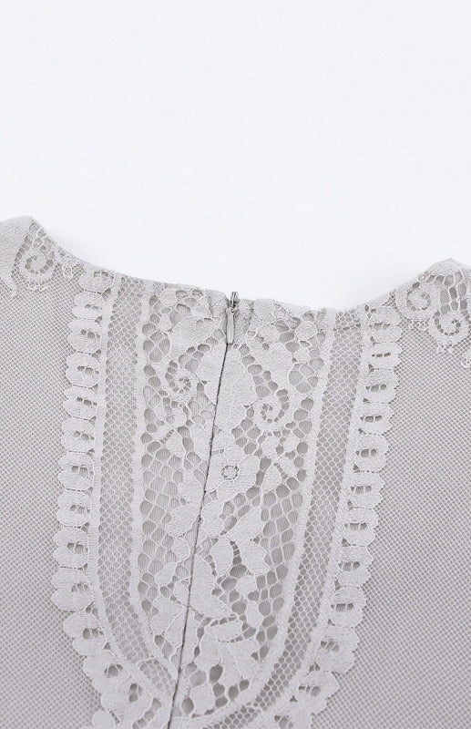 Charlotte's Heartfelt Lace Maxi Dress Blue Zone Planet