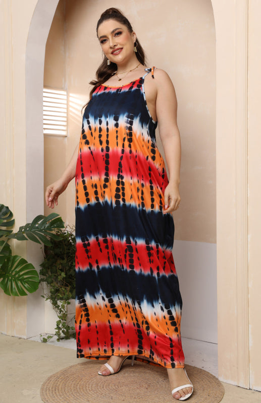 Blue Zone Planet | Women's Plus Size Sleeveless Long Dress kakaclo