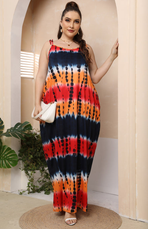 Blue Zone Planet | Women's Plus Size Sleeveless Long Dress kakaclo