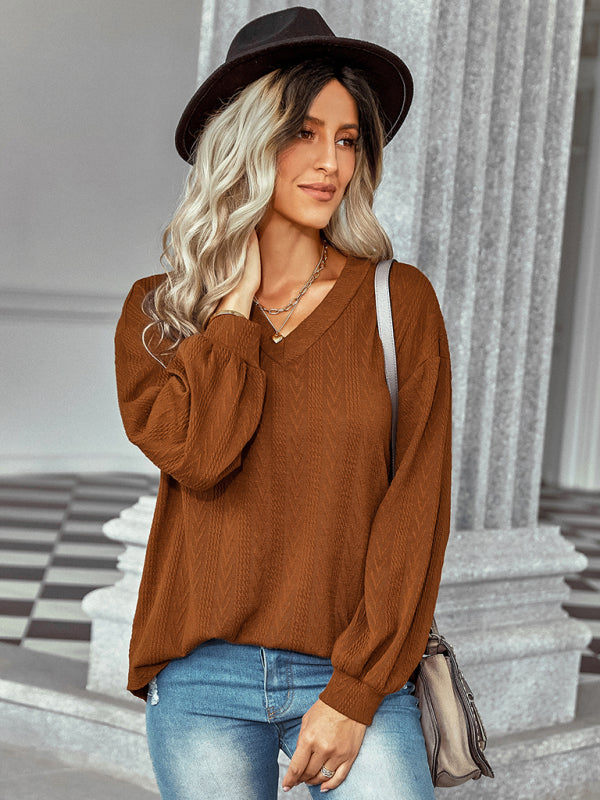 Blue Zone Planet | jacquard sweater top BLUE ZONE PLANET