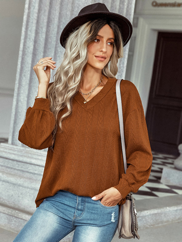 Blue Zone Planet | jacquard sweater top BLUE ZONE PLANET