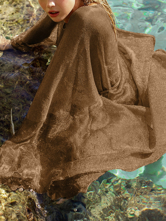 Blue Zone Planet |  scale mesh beach shirt swimsuit with sunscreen cardigan BLUE ZONE PLANET