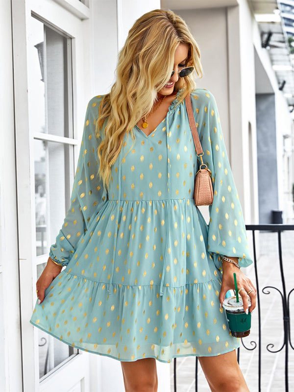 Blue Zone Planet | Women's temperament elegant waist slim dress kakaclo