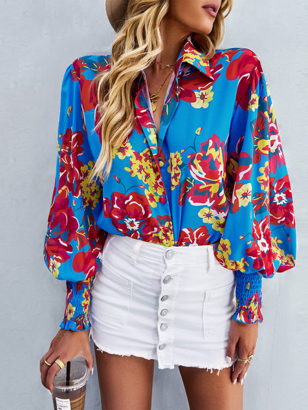 fashion commuter long sleeve versatile Shirt Top BLUE ZONE PLANET