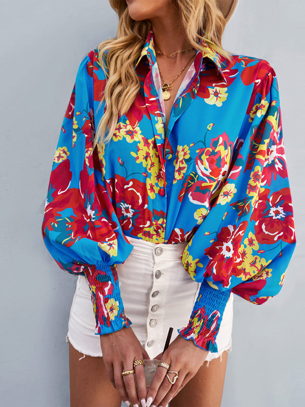 fashion commuter long sleeve versatile Shirt Top BLUE ZONE PLANET