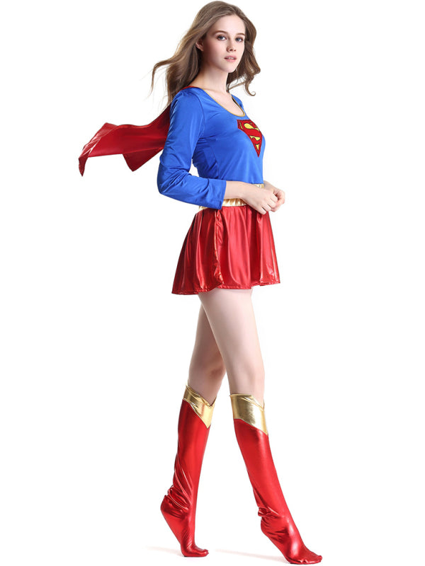 Blue Zone Planet |  Halloween Costume Sexy Supergirl Costume Set kakaclo