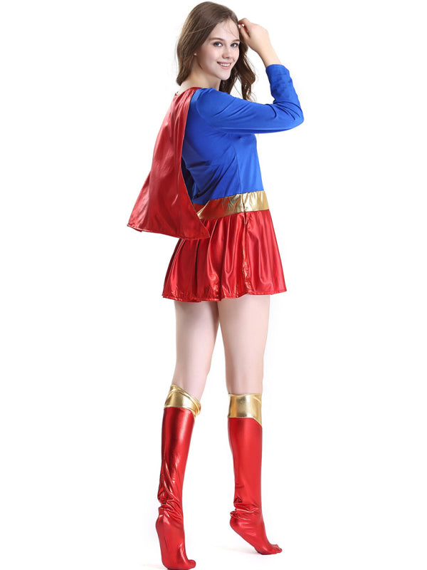 Blue Zone Planet |  Halloween Costume Sexy Supergirl Costume Set kakaclo