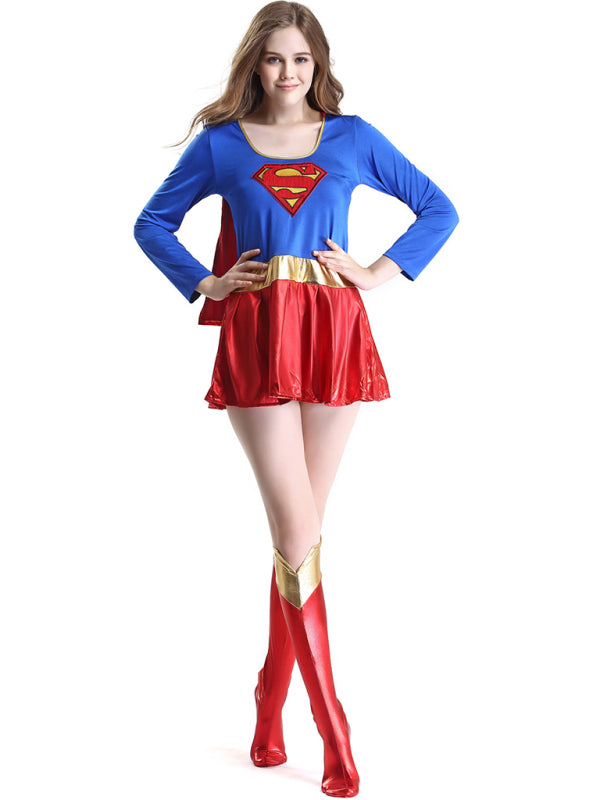 Blue Zone Planet |  Halloween Costume Sexy Supergirl Costume Set kakaclo