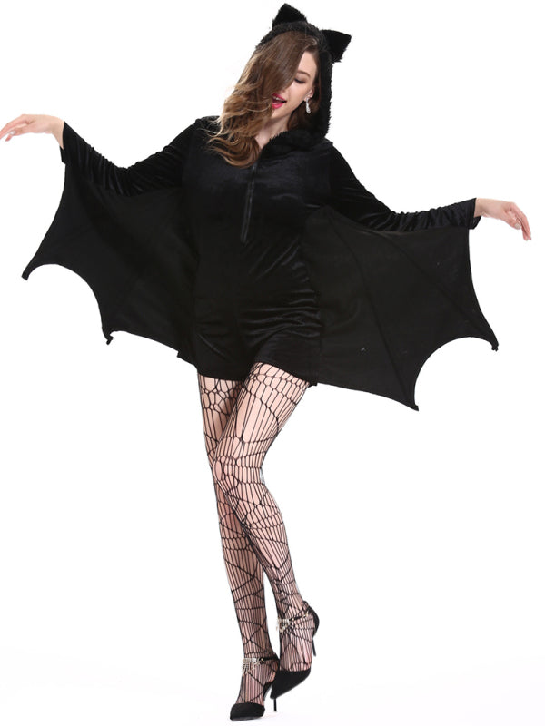 Blue Zone Planet |  women's Plus Size Halloween Bat Costume kakaclo