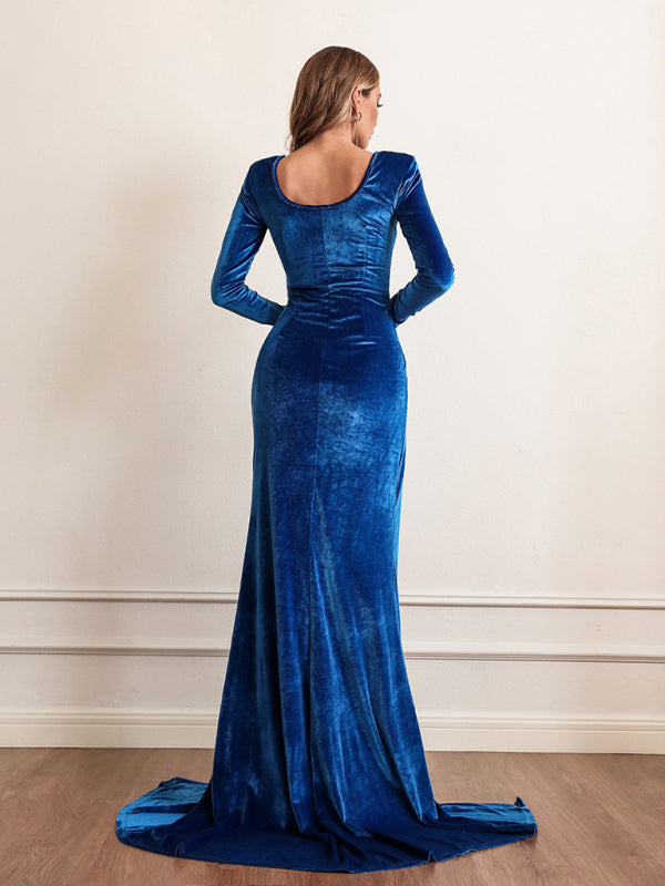 Blue Zone Planet | Woman'S Autumn And Winter New Temperament Slim Sexy High Waist Dress Dress kakaclo