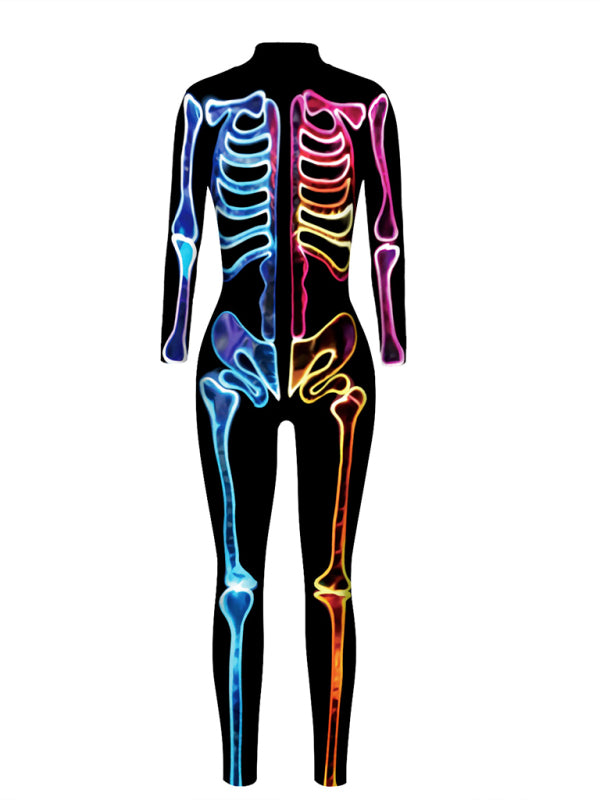 Blue Zone Planet |  Women's 3D Digital Printed Halloween Costume Costume Jumpsuit kakaclo