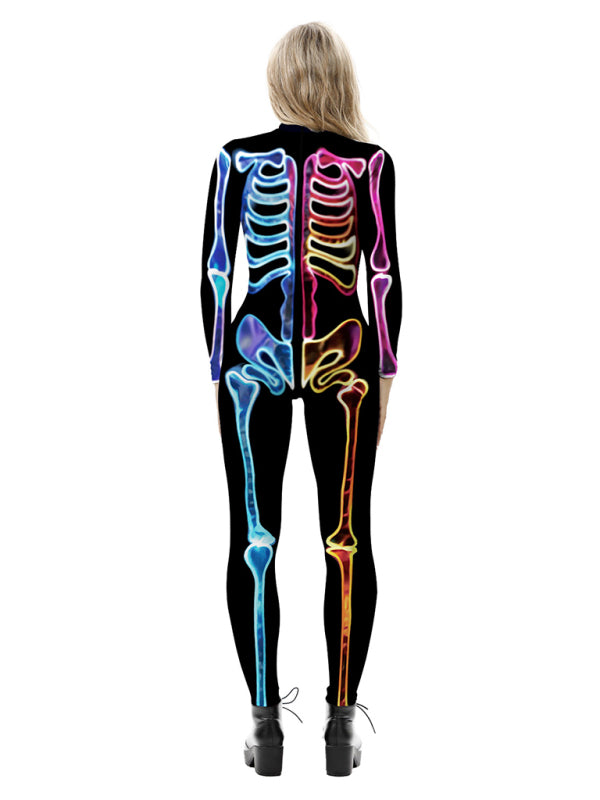 Blue Zone Planet |  Women's 3D Digital Printed Halloween Costume Costume Jumpsuit kakaclo