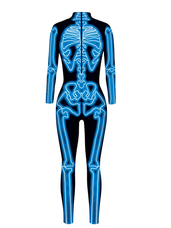 Blue Zone Planet |  Women's 3D Digital Printed Halloween Costume Costume Jumpsuit kakaclo