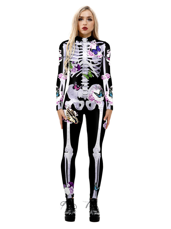 Blue Zone Planet |  Women's 3D Digital Printed Halloween Costume Costume Jumpsuit kakaclo