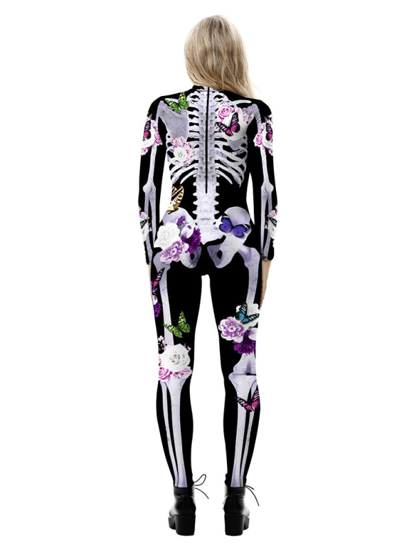 Blue Zone Planet |  Women's 3D Digital Printed Halloween Costume Costume Jumpsuit kakaclo