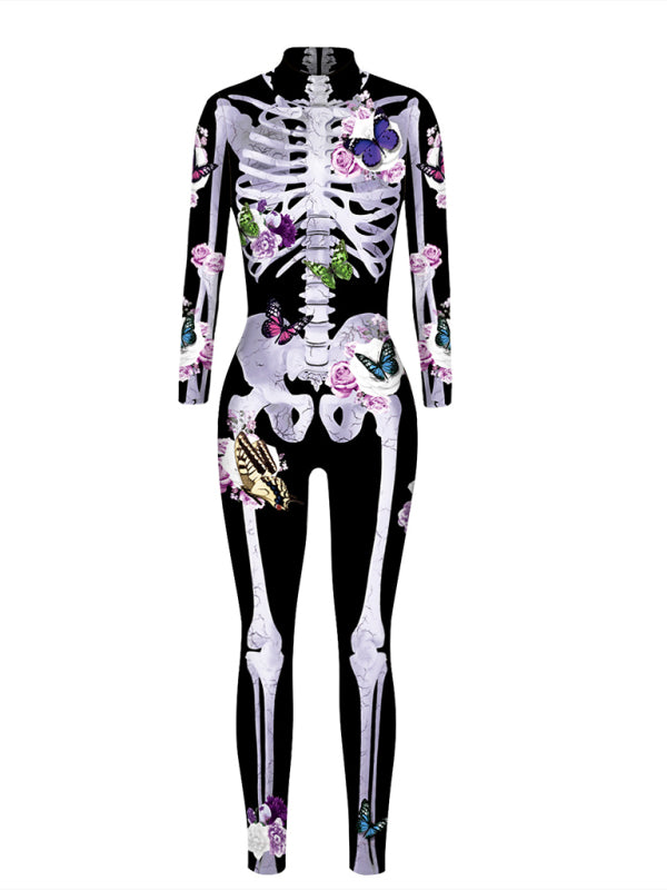 Blue Zone Planet |  Women's 3D Digital Printed Halloween Costume Costume Jumpsuit kakaclo