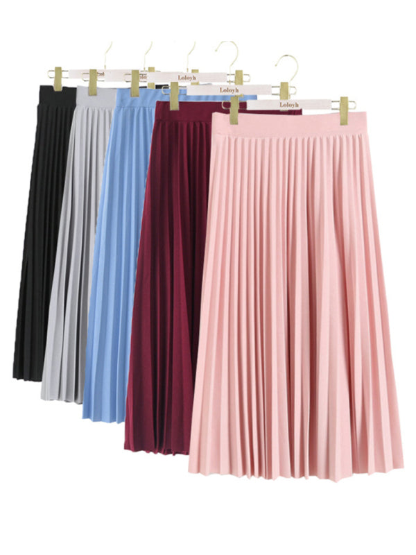 Women's A-Line Skirt Mid Length Skirt kakaclo