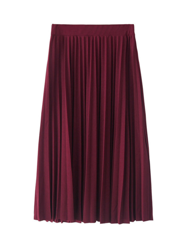 Women's A-Line Skirt Mid Length Skirt kakaclo