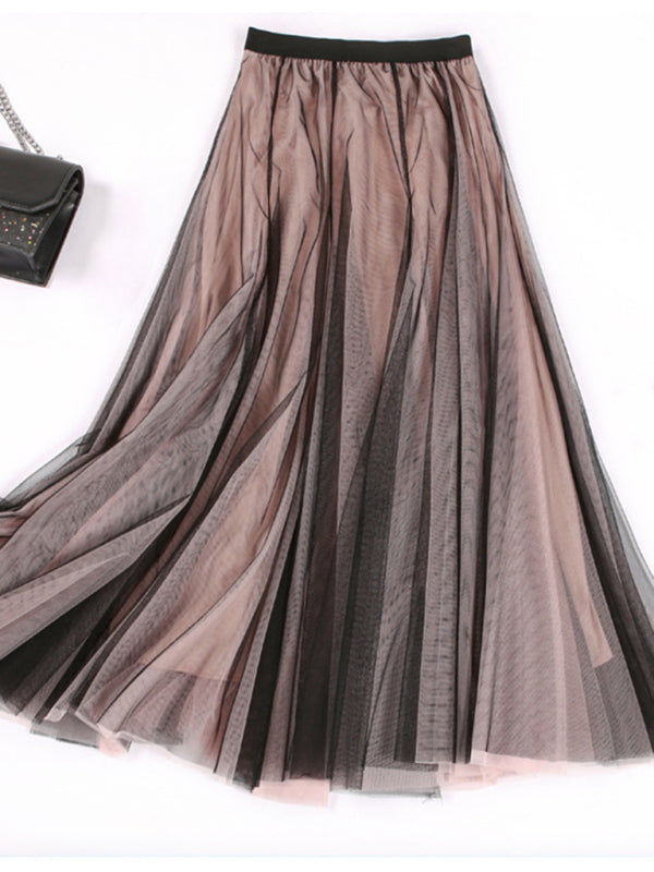 Women's A-Line Skirt Mid Length Skirt kakaclo