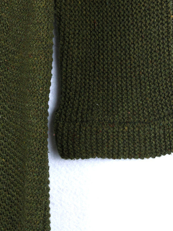 Button Long Cardigan Hooded Sweater Jacket kakaclo