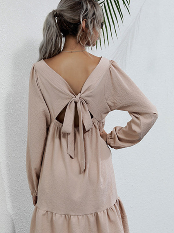 product long -sleeved long -sleeved base fashion dress BLUE ZONE PLANET