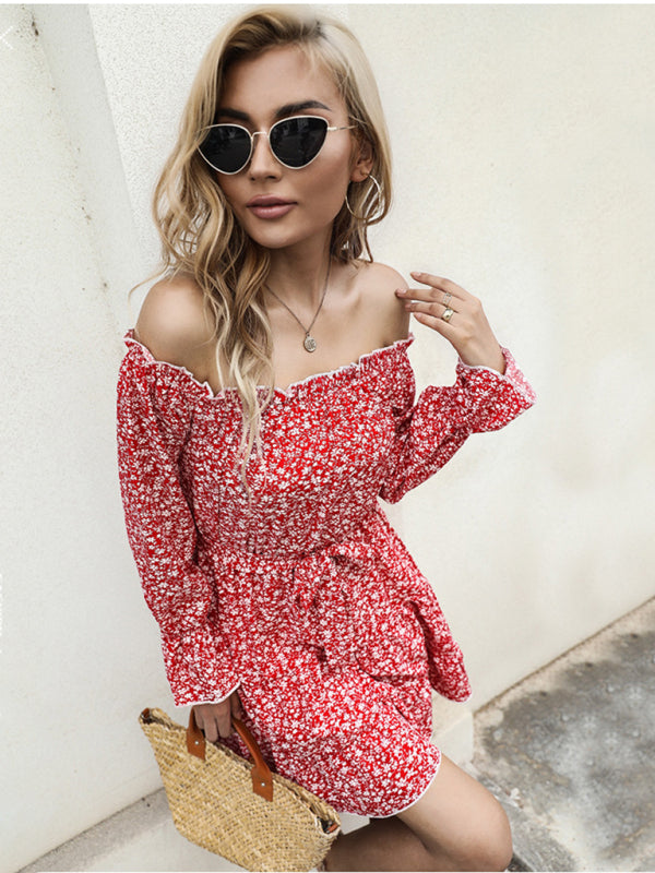 New product long -sleeved long -sleeved base fashion dress kakaclo