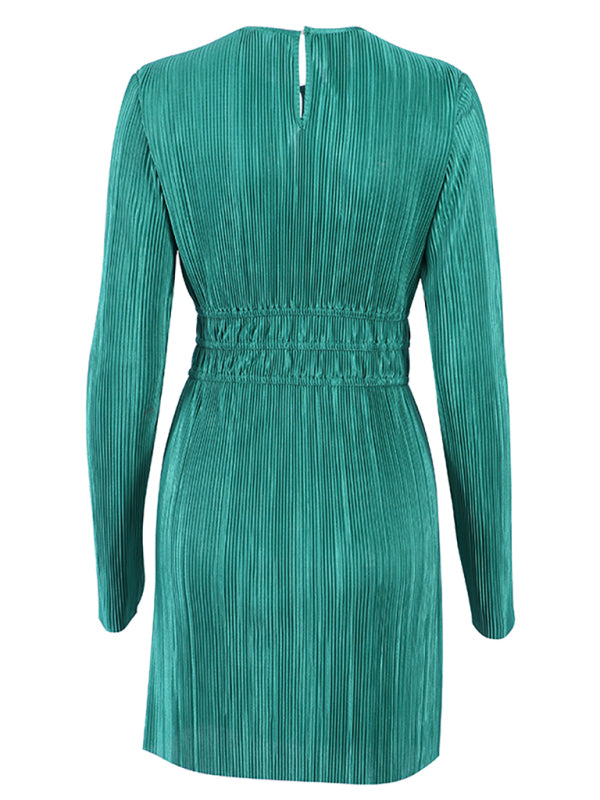 Fashion Pleated Pleated Dress kakaclo