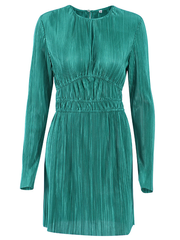 Fashion Pleated Pleated Dress kakaclo