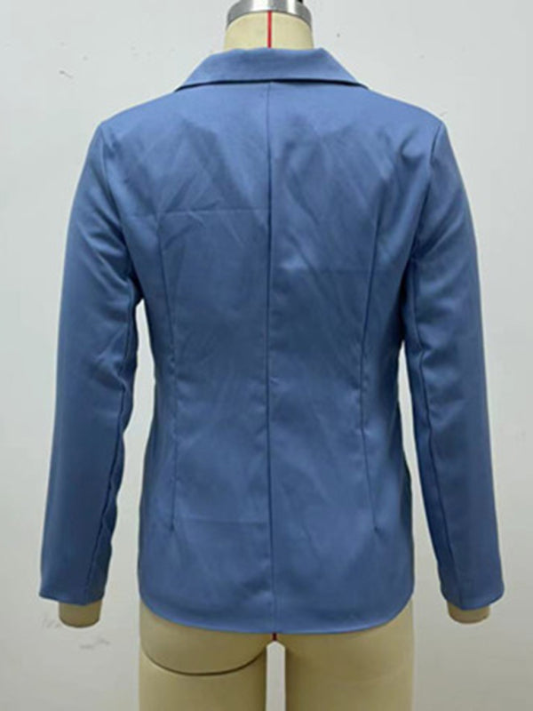 Temperament cross-border long sleeved small suit jacket versatile kakaclo