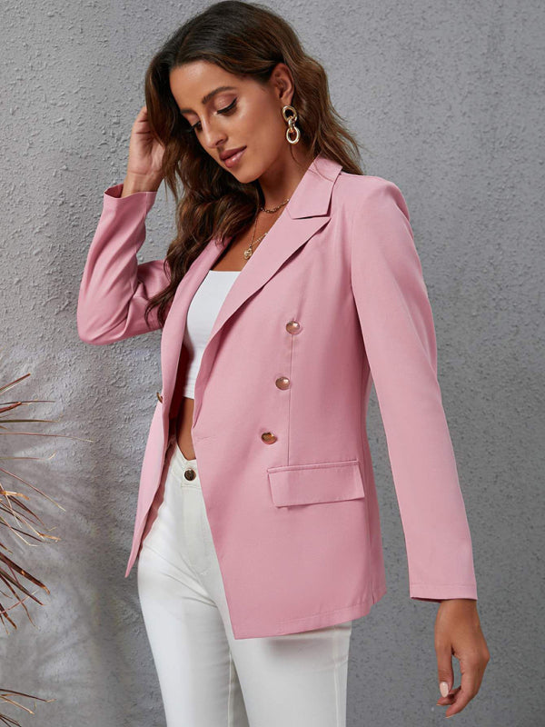 Temperament cross-border long sleeved small suit jacket versatile kakaclo