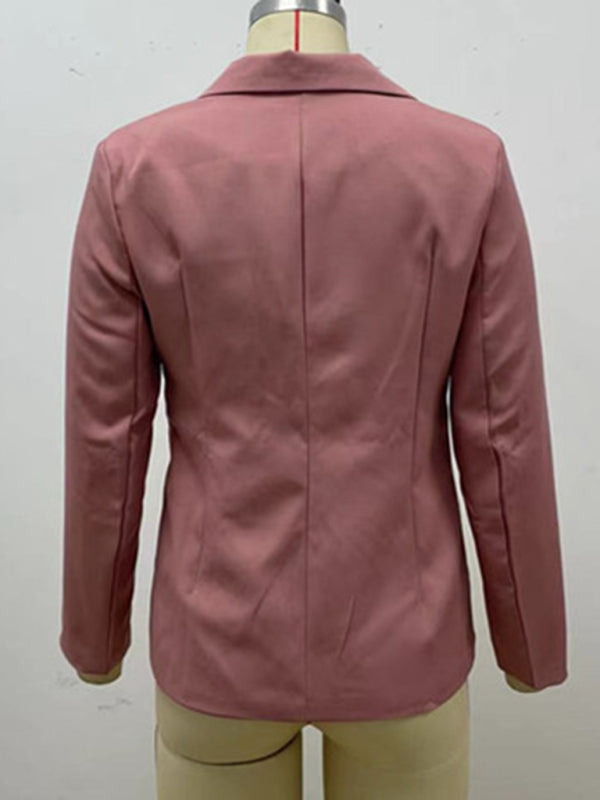 Temperament cross-border long sleeved small suit jacket versatile kakaclo