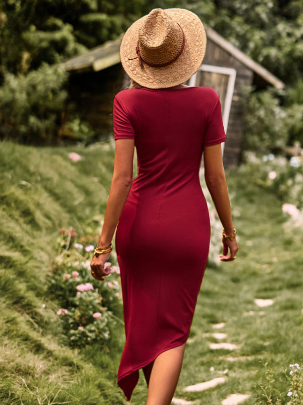 Blue Zone Planet | New Knitted Dress High Stretch Light Dress Casual Skirt kakaclo