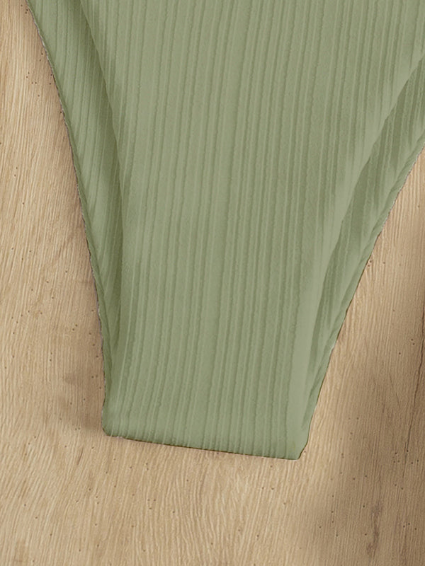 Blue Zone Planet |  Women's solid color hoop sexy bikini sets BLUE ZONE PLANET