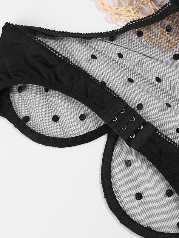 Bra Bra Transparent Perspective Sequins Underwear Set kakaclo