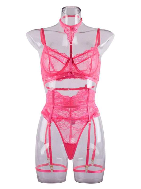 Blue Zone Planet | New style sexy sexy women's lace split underwear set BLUE ZONE PLANET