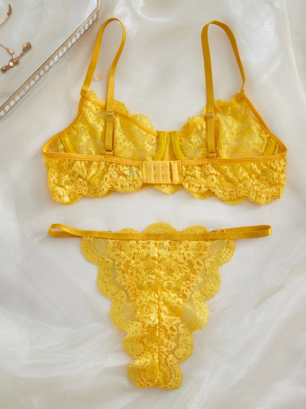 Blue Zone Planet | Women's sexy lace see-through sexy lingerie sets kakaclo